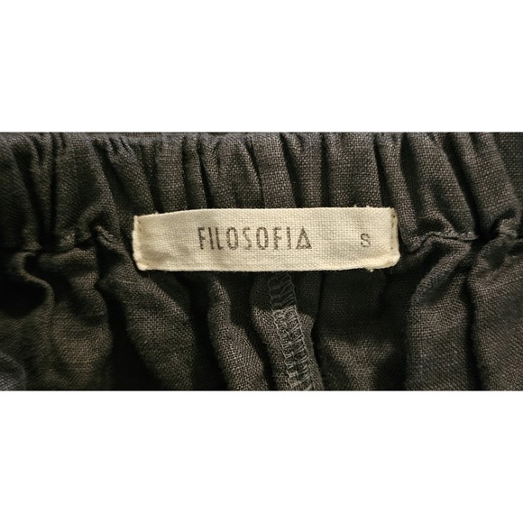 Filosofia Leah Jumpsuit Women's Size Small Linen Gray - Picture 3 of 5